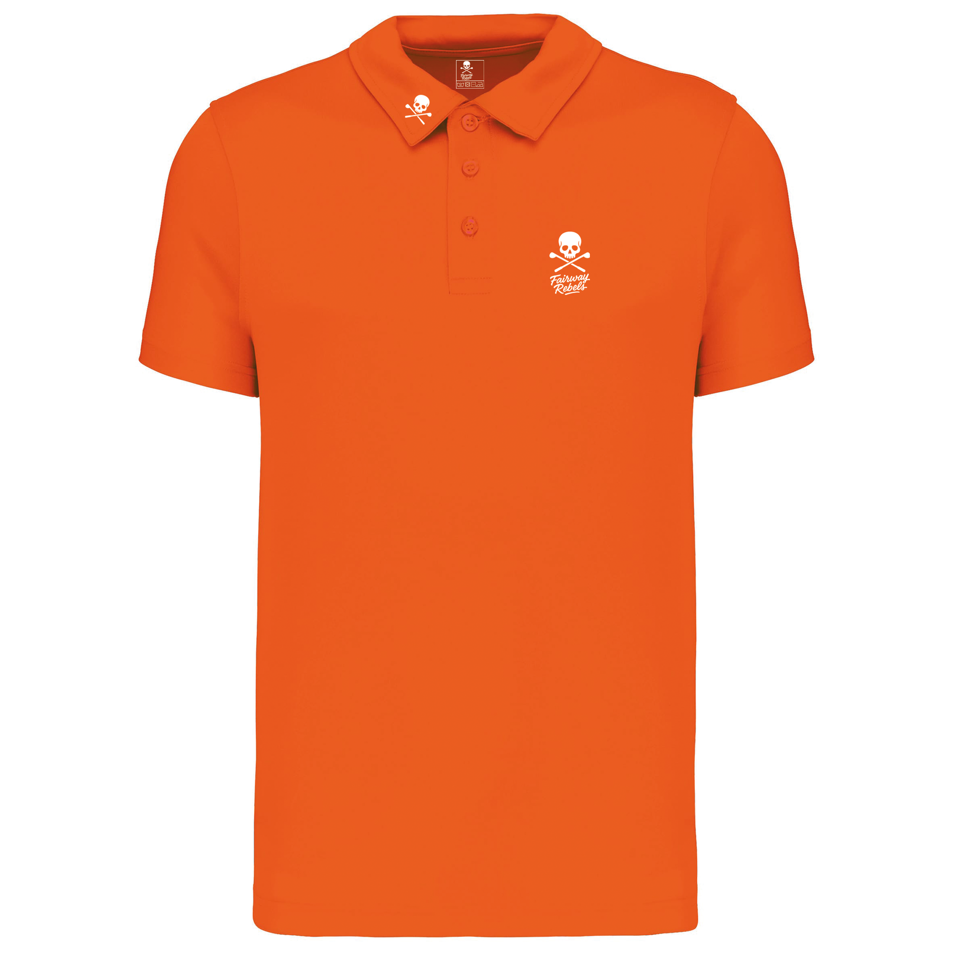 Polo de Golf Homme Technique The One Orange - Fairway Rebels golf -polo golf technique homme -42.00 EUR