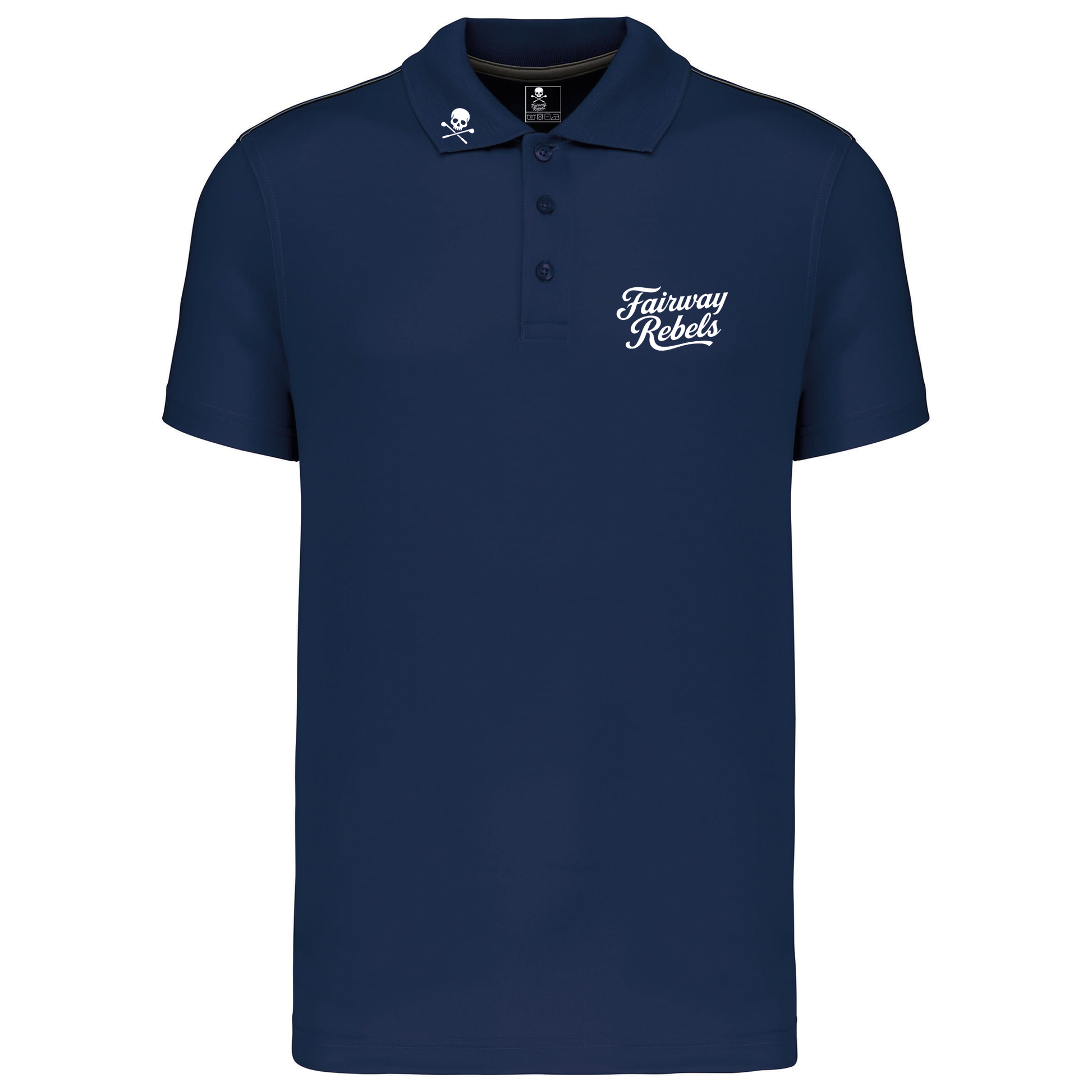 Polo golf Homme Technique The Two Bleu Marine - Fairway Rebels golf -polo golf technique homme -49.00 EUR