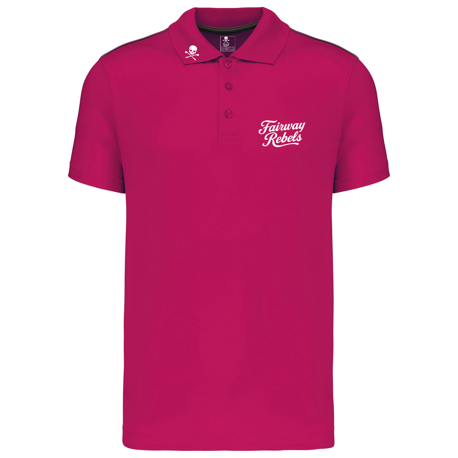 Polo golf Homme Technique The Two Fushia - Fairway Rebels golf -polo golf technique homme -49.00 EUR