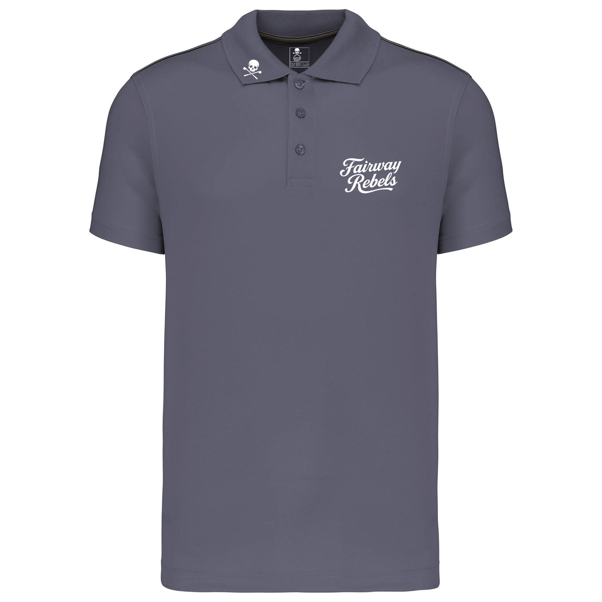Polo golf Homme Technique The Two Gris - Fairway Rebels golf -polo golf technique homme -49.00 EUR