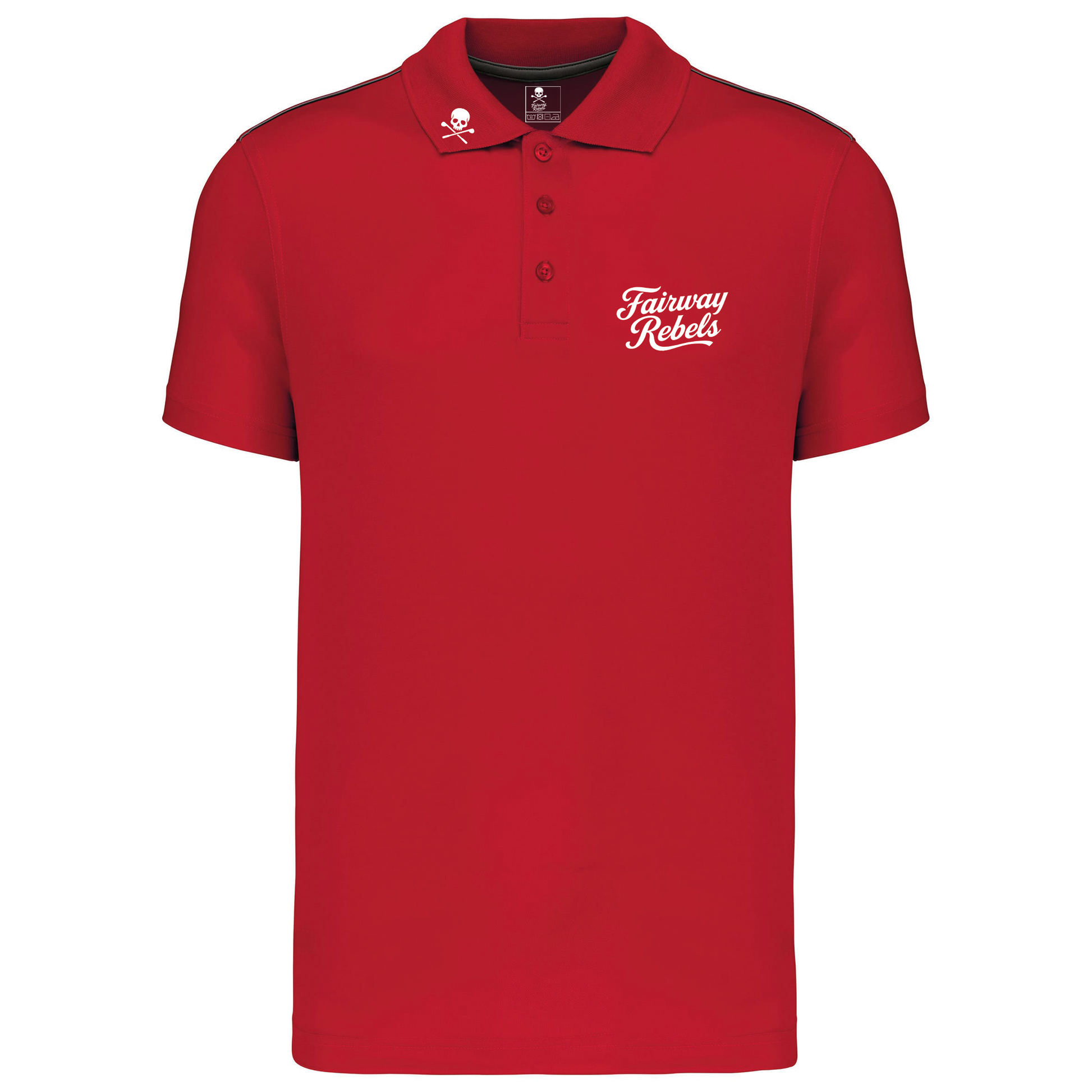 Polo golf Homme Technique The Two Rouge - Fairway Rebels golf -polo golf technique homme -49.00 EUR