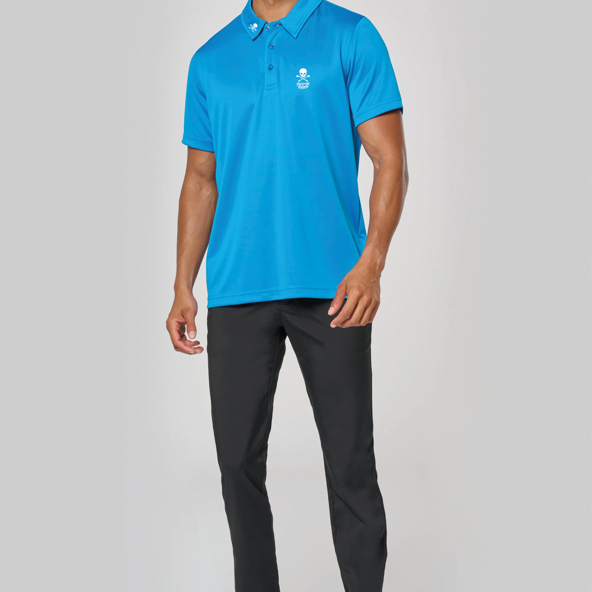 Polo de Golf Homme Technique The One bleu marine