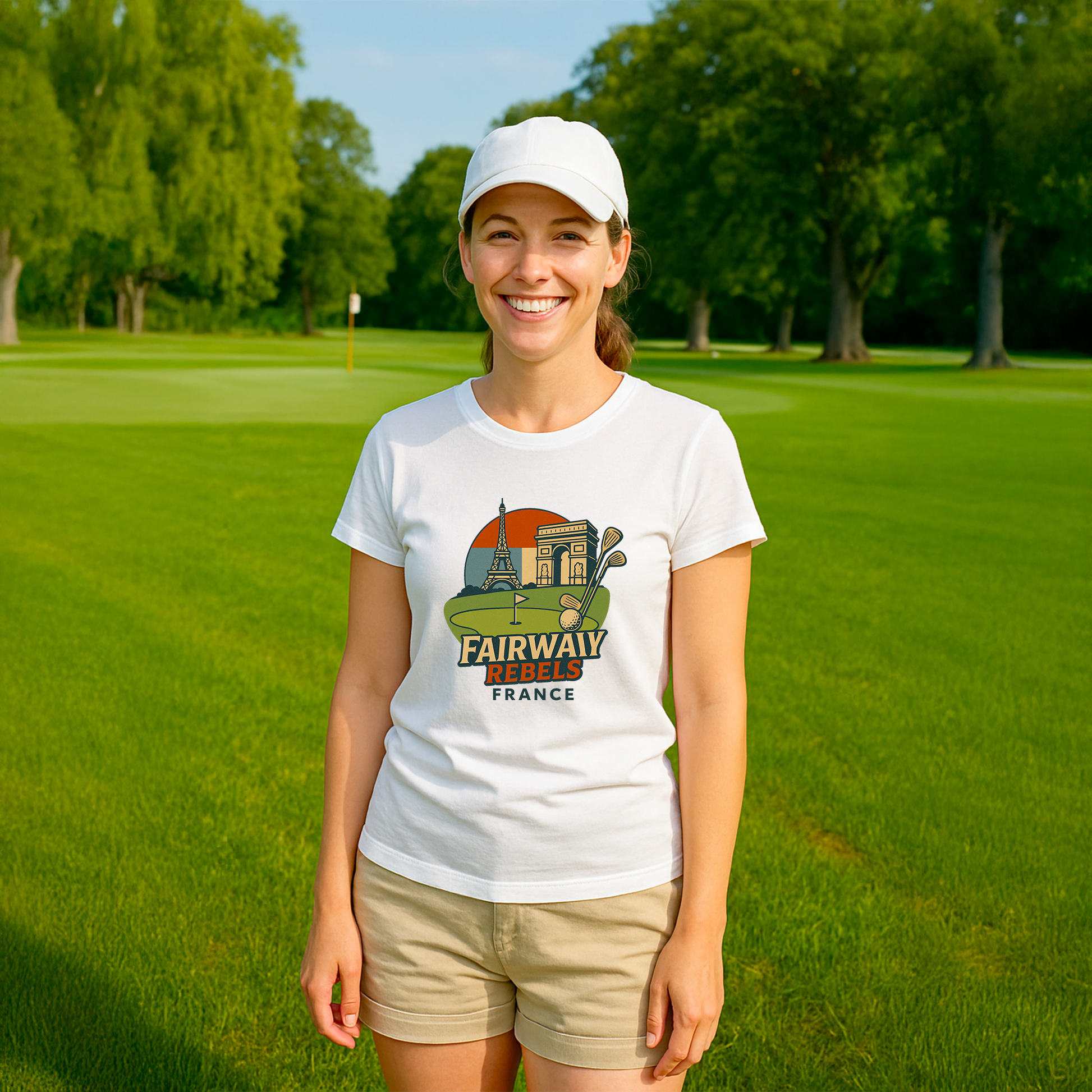 T-shirt unisexe France Fairway rebels - Fairway Rebels golf