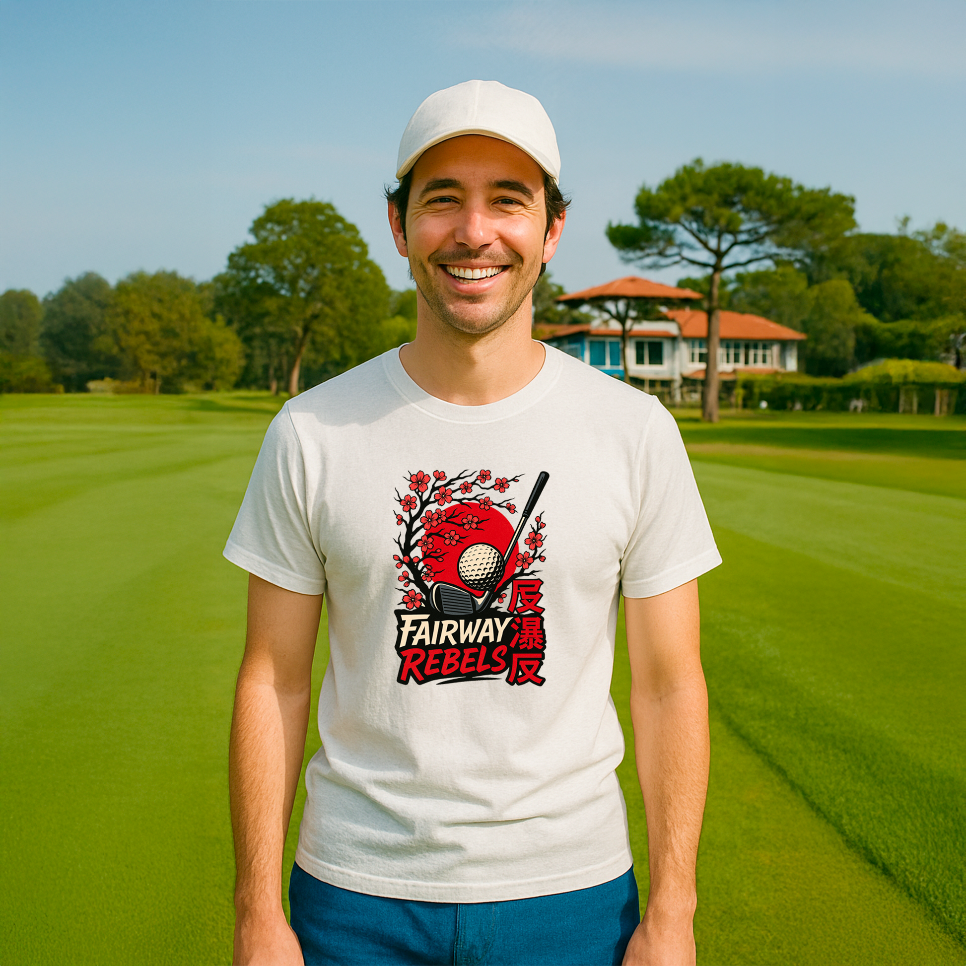 T-shirt unisexe Japon Fairway rebels - Fairway Rebels golf
