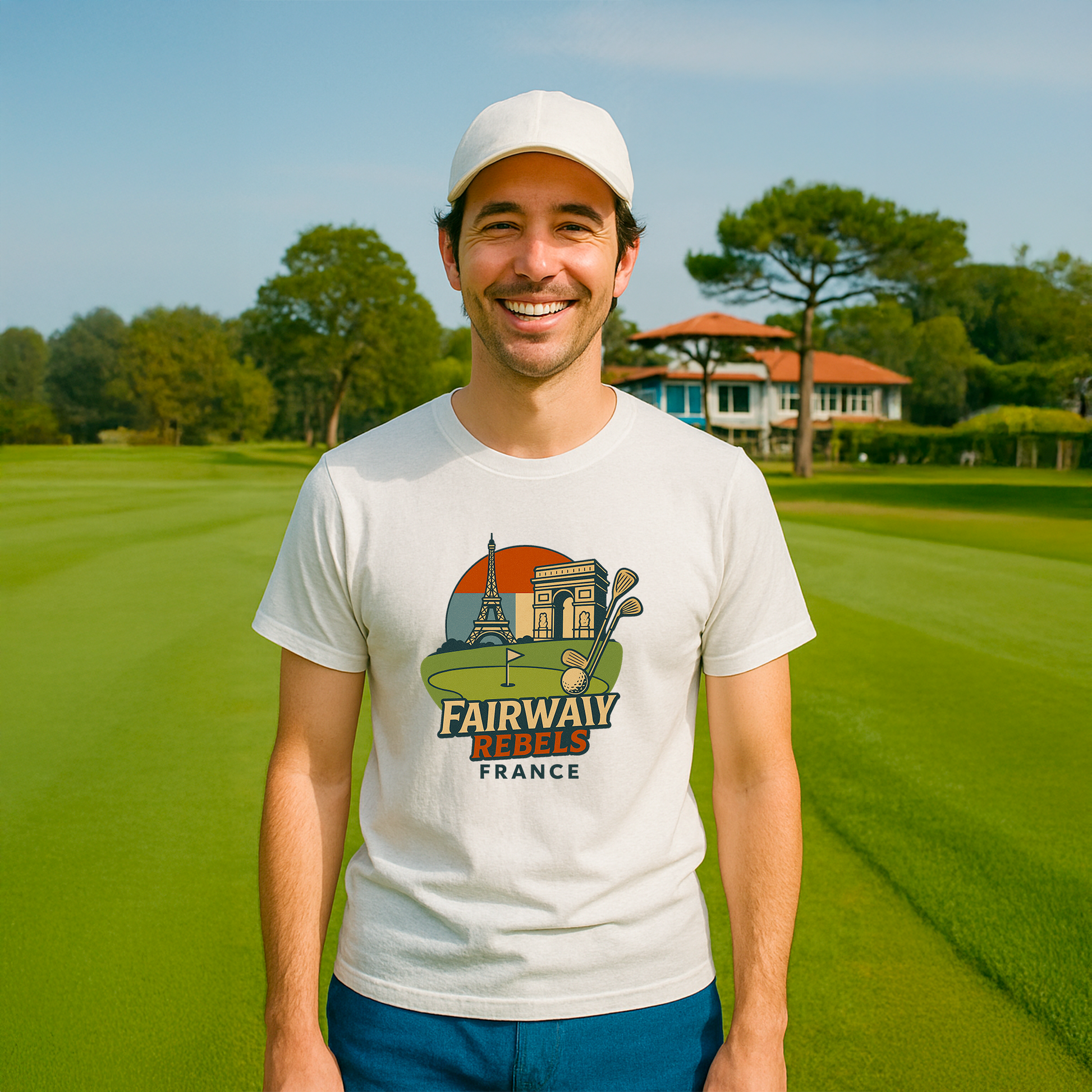 T-shirt unisexe France Fairway rebels - Fairway Rebels golf