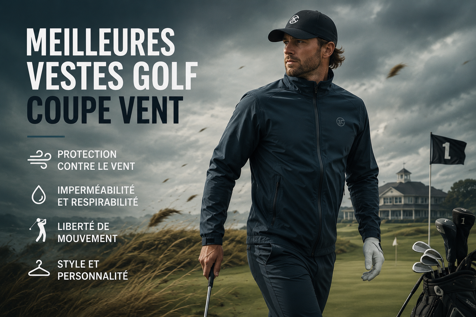 Meilleures vestes golf coupe-vent à choisir