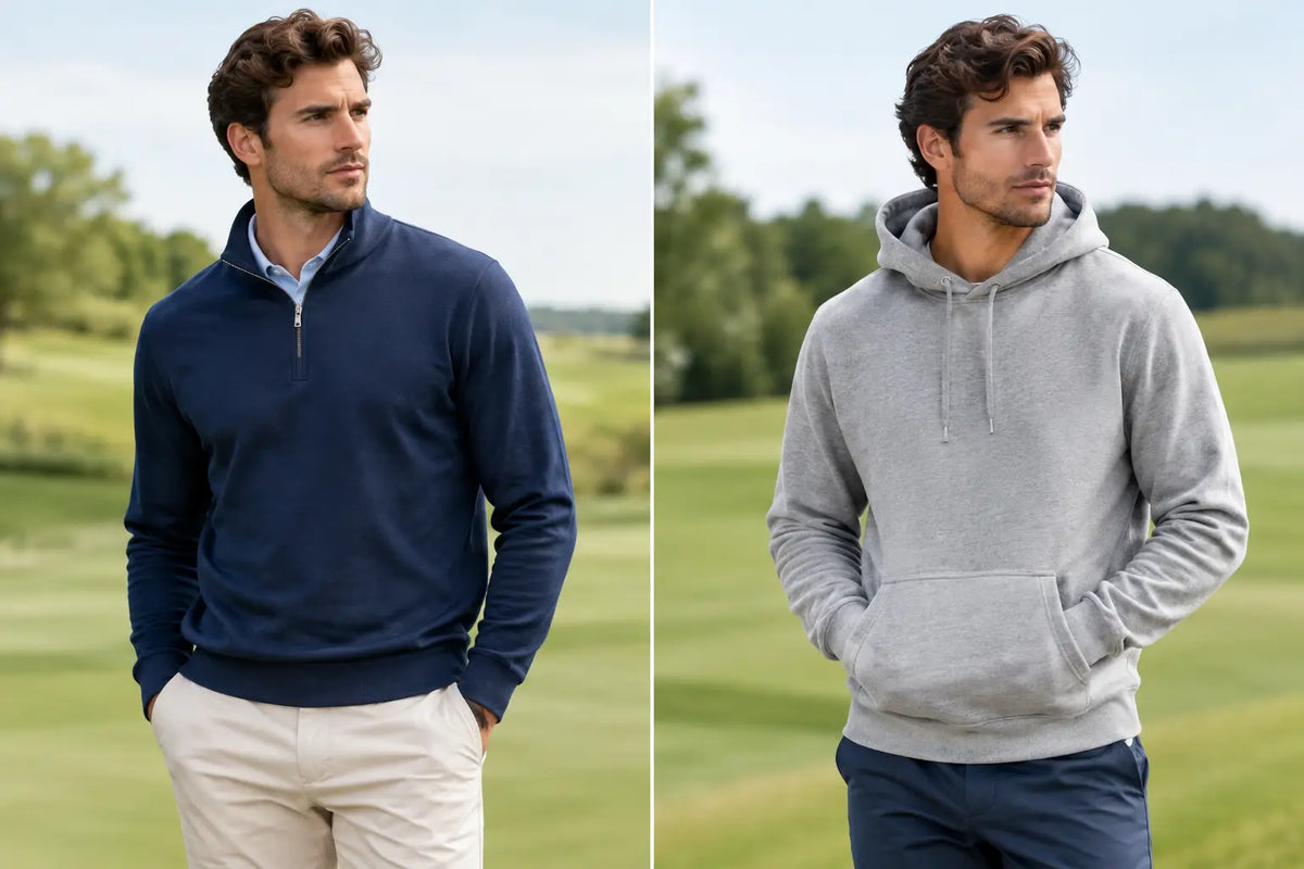 Pull golf ou hoodie performance : le bon choix