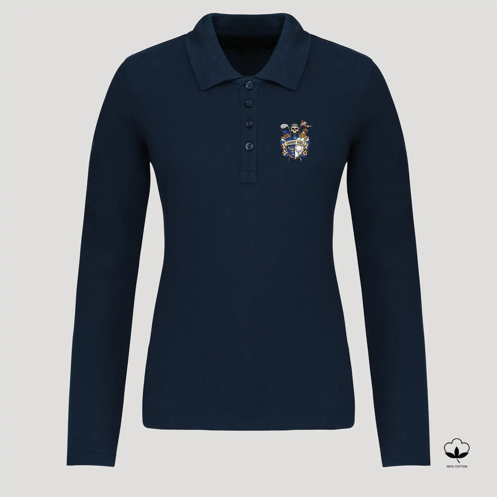 Polo golf femme Blason manches longues - Fairway Rebels