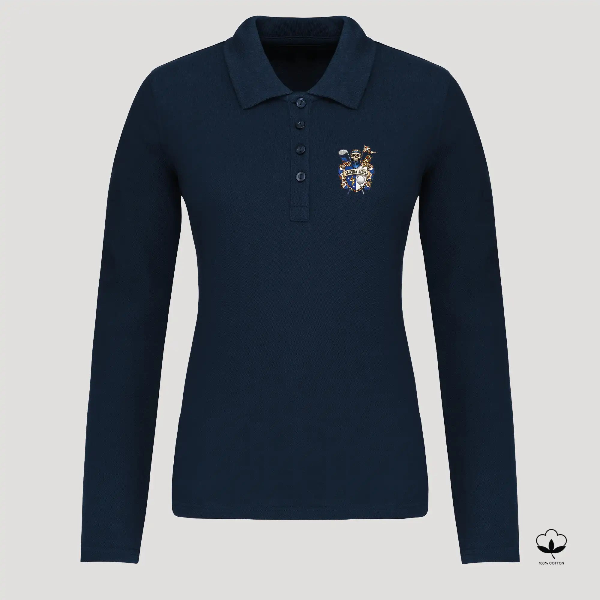 Polo golf femme Blason manches longues - Fairway Rebels-  49.00 EUR