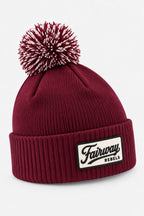 Gorro de golf con pompón