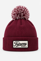 Gorro de golf con pompón