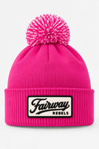Gorro de golf con pompón