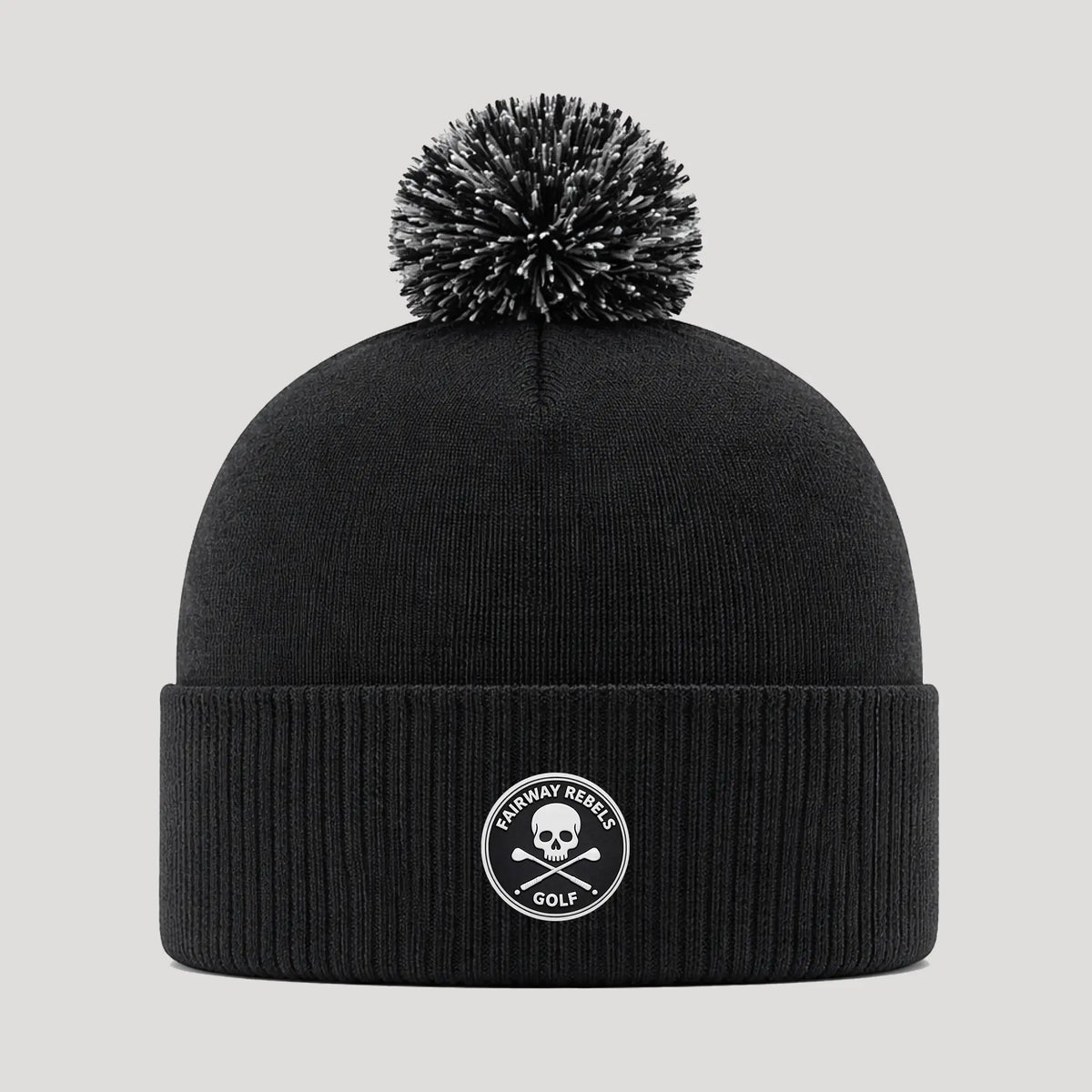 Golf Beanie with Pom-Pom