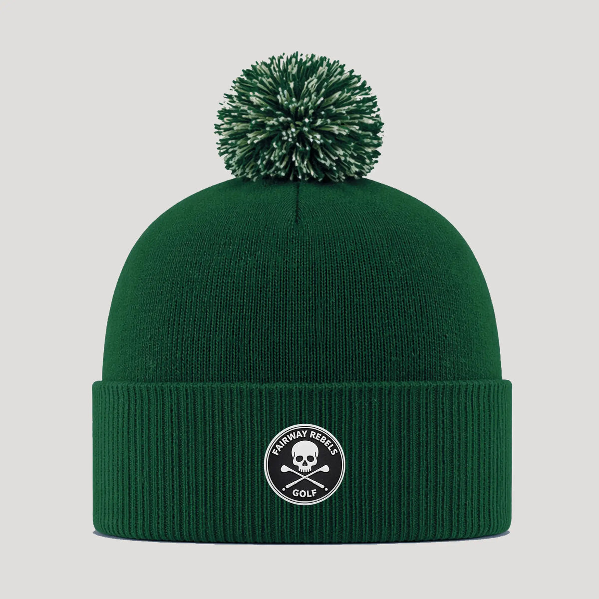Golf Beanie with Pom-Pom