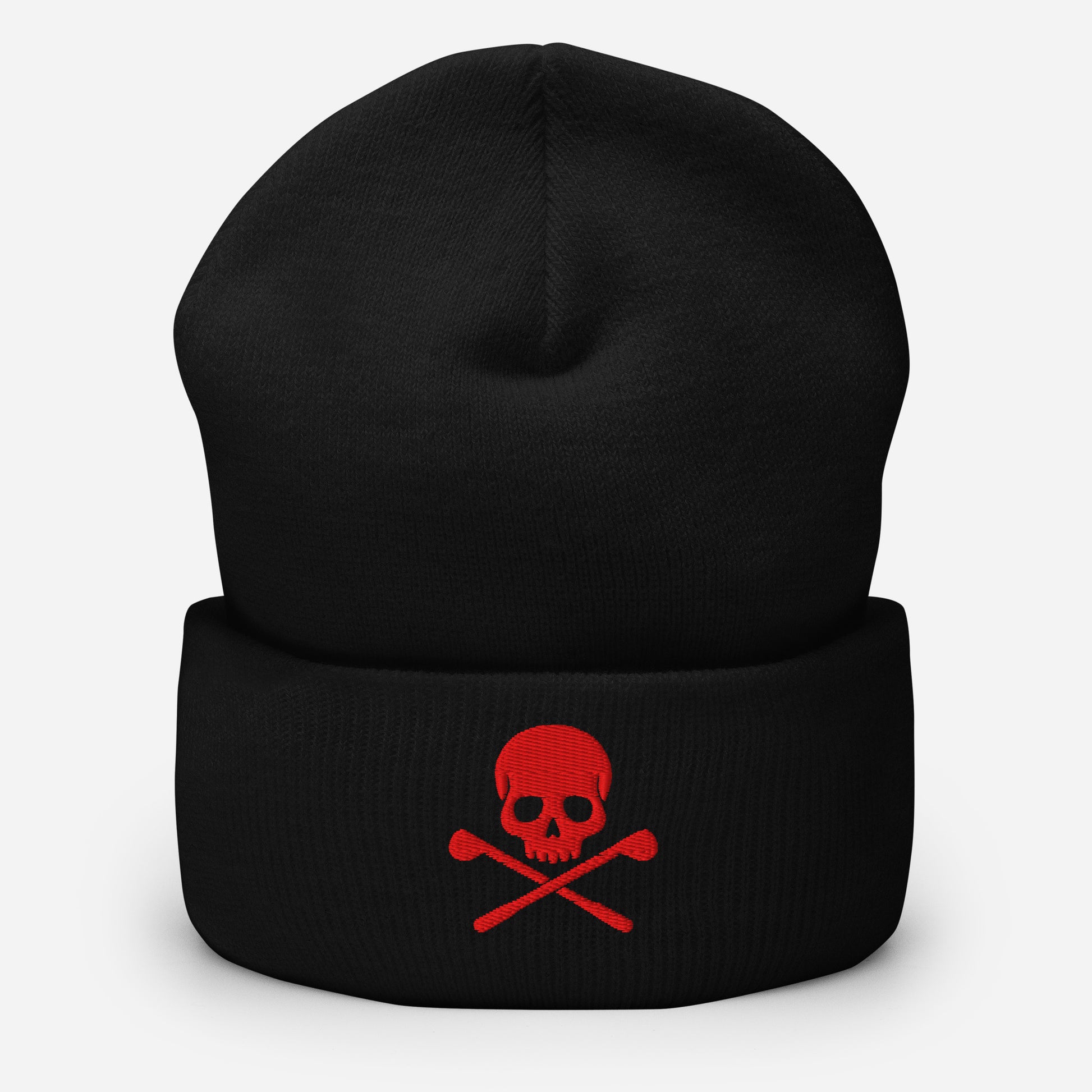 Bonnet brodé tête de mort rouge – Fairway Rebels - Fairway Rebels