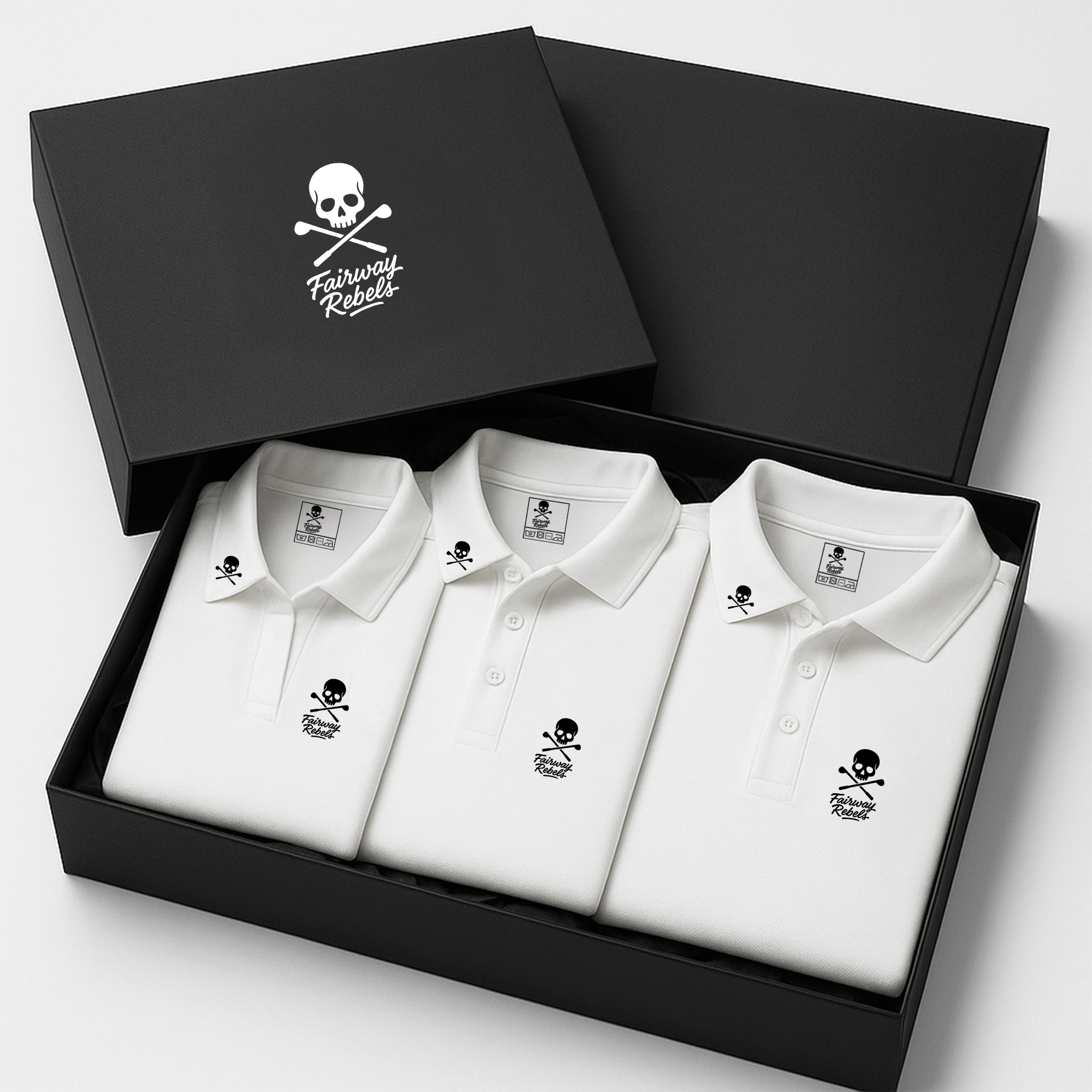 Box SCRAMBLE a 3 en Famille Polo Technique - Fairway Rebels golf - -79.00 EUR