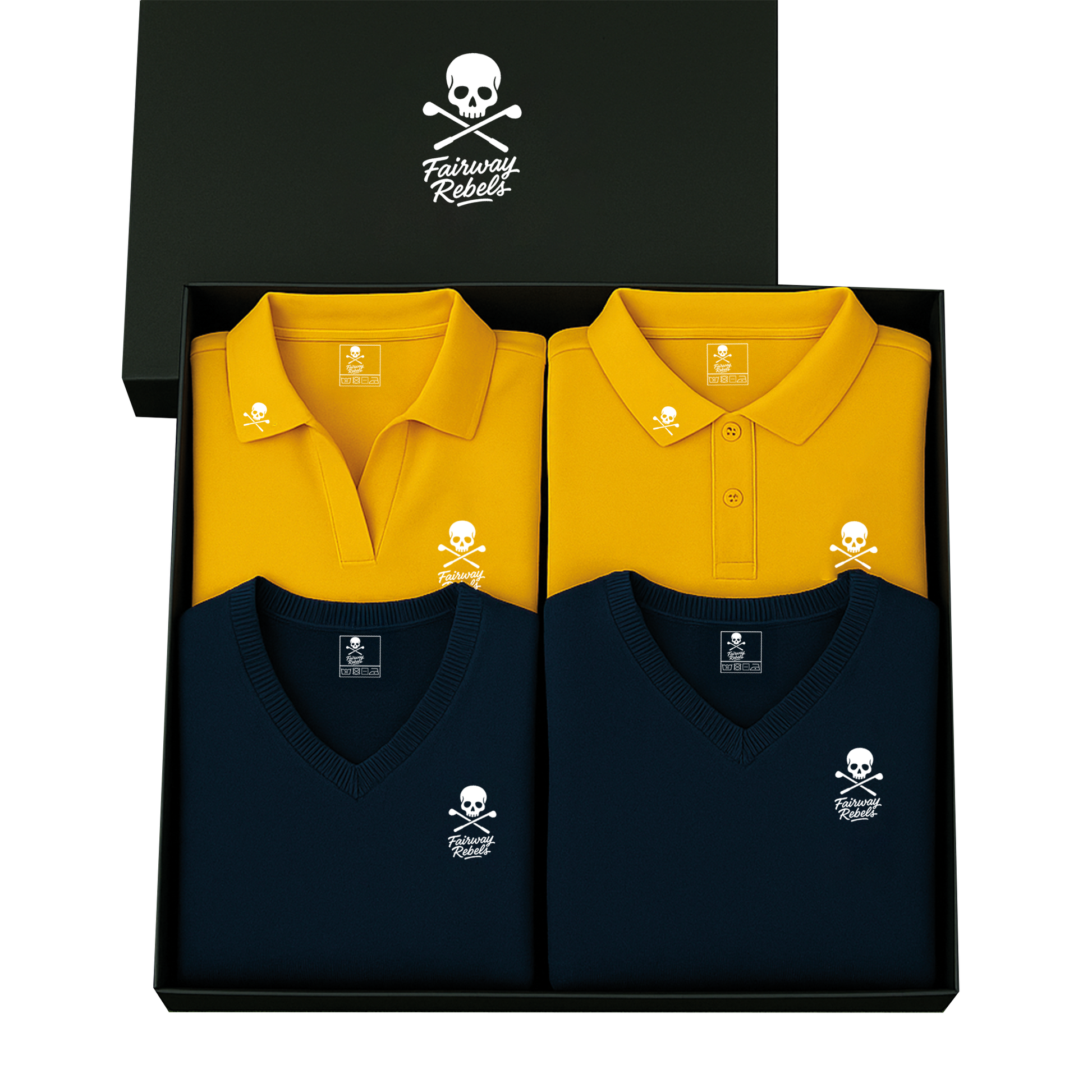 Box Homme & Femme  Polo Technique et Pull Col V - Fairway Rebels golf - -149.00 EUR