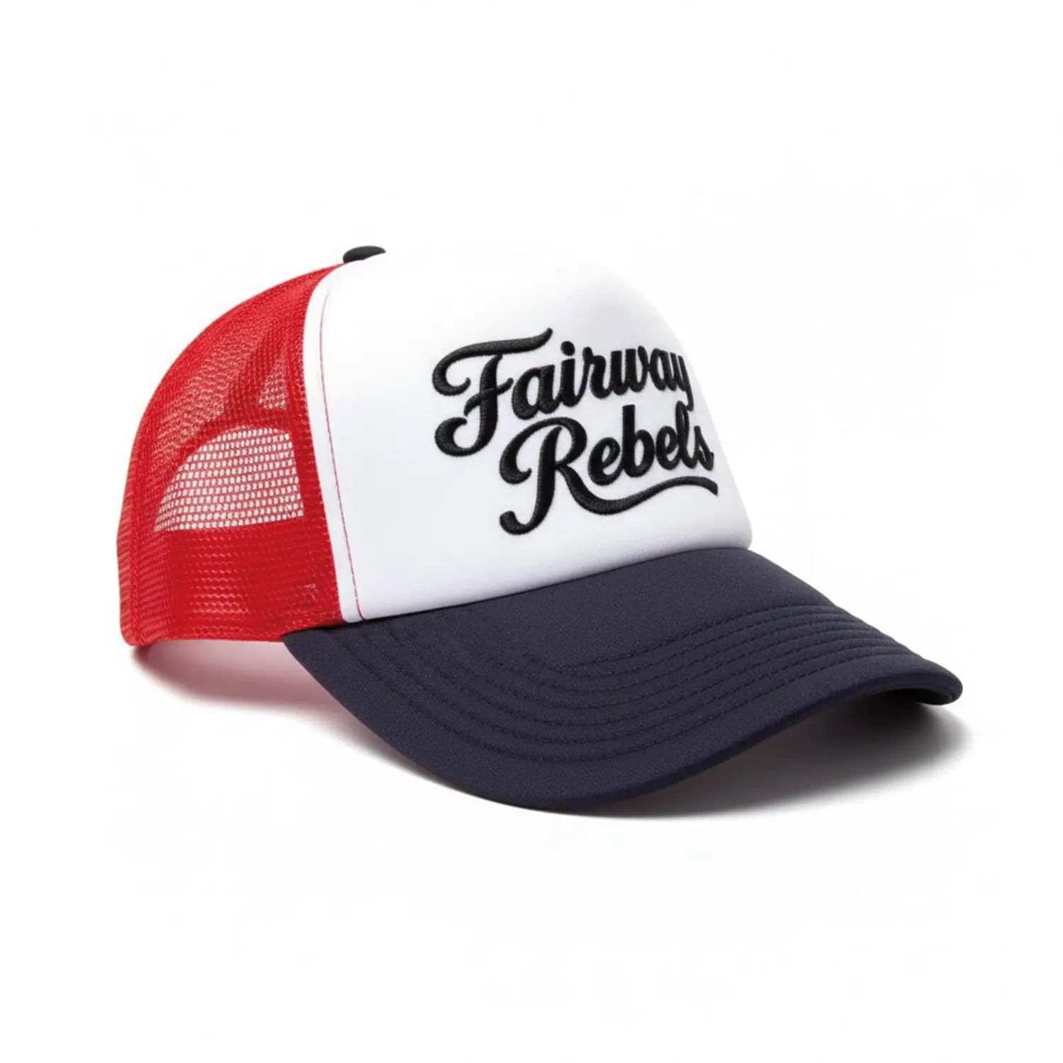 Red and Blue Fairway Rebels Cap