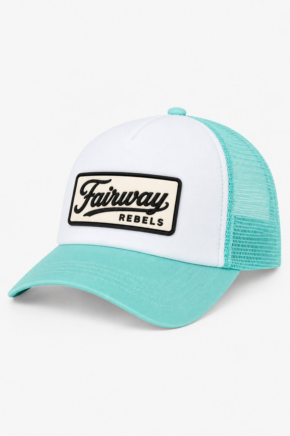 Casquette Golf Enfant Bleu Ciel Trucker