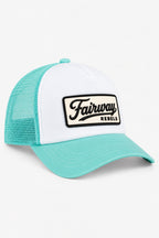 Casquette Golf Enfant Bleu Ciel Trucker