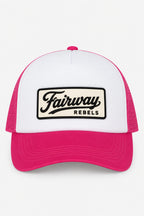 Casquette Golf Enfant Fushia Trucker