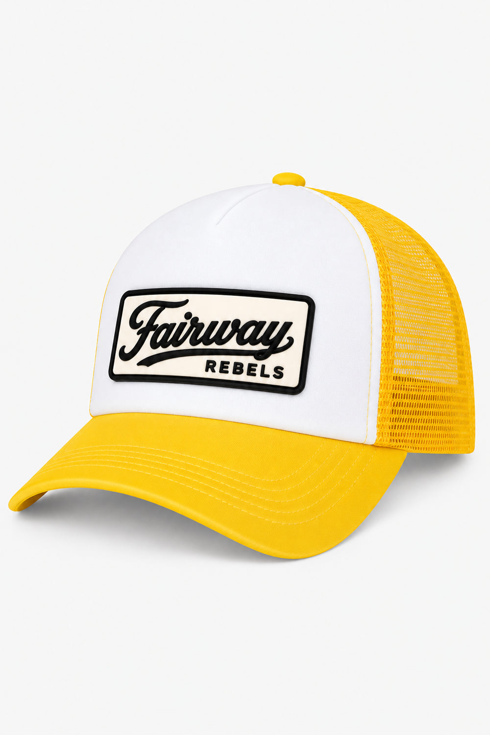 Casquette Golf Enfant Jaune Trucker