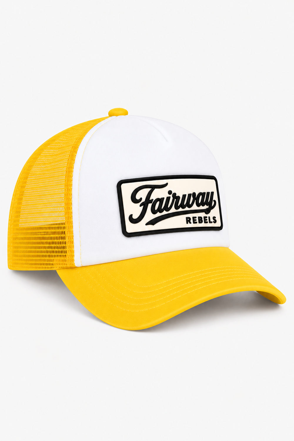 Casquette Golf Enfant Jaune Trucker