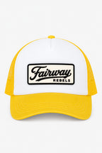 Casquette Golf Enfant Jaune Trucker