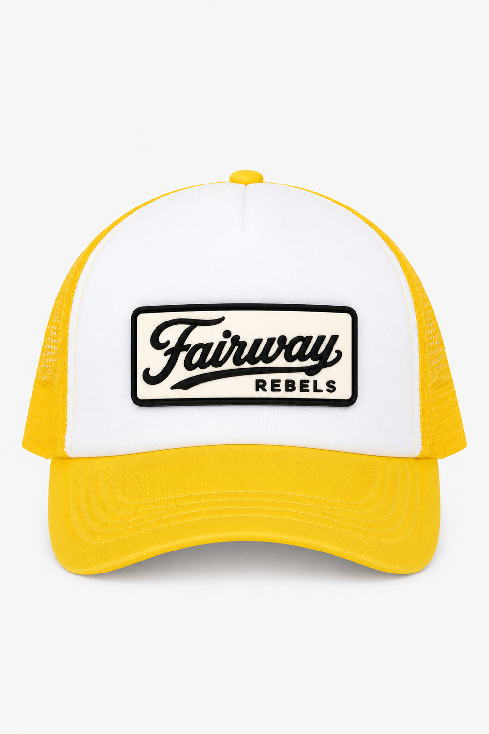 Casquette Golf Enfant Jaune Trucker