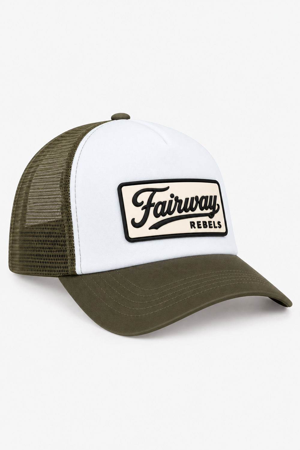 Casquette Golf Enfant Kaki Trucker