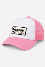 Casquette Golf Enfant Rose Trucker