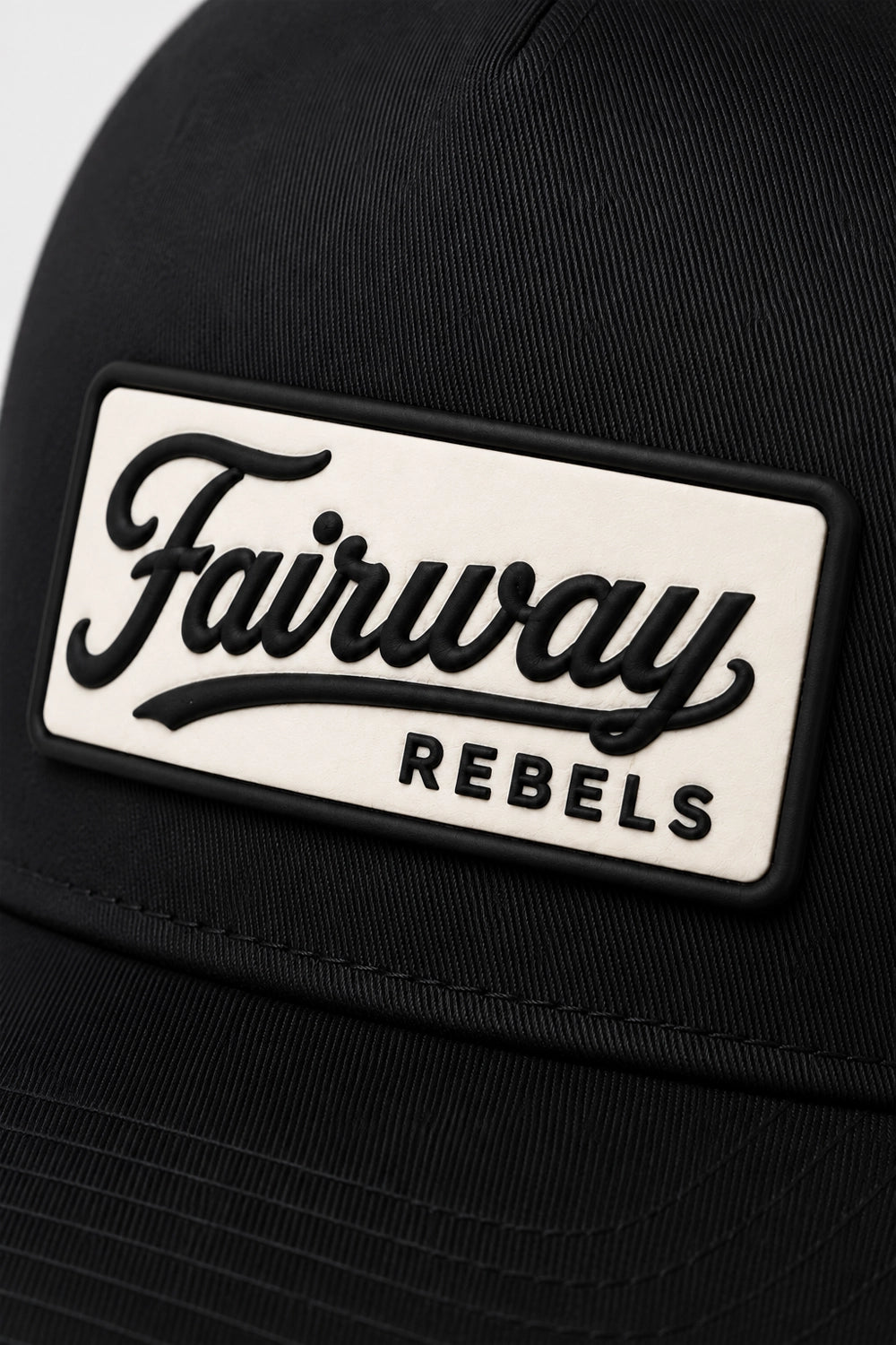 Casquette Noir "Rétro "