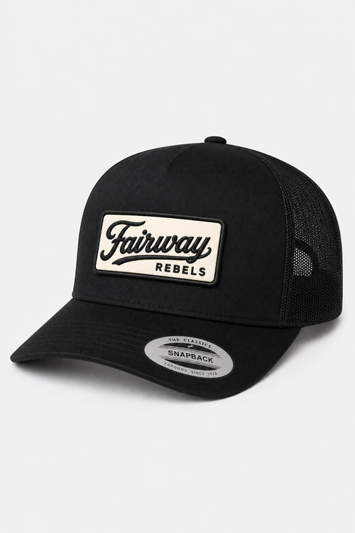 Gorra negra «Trucker»