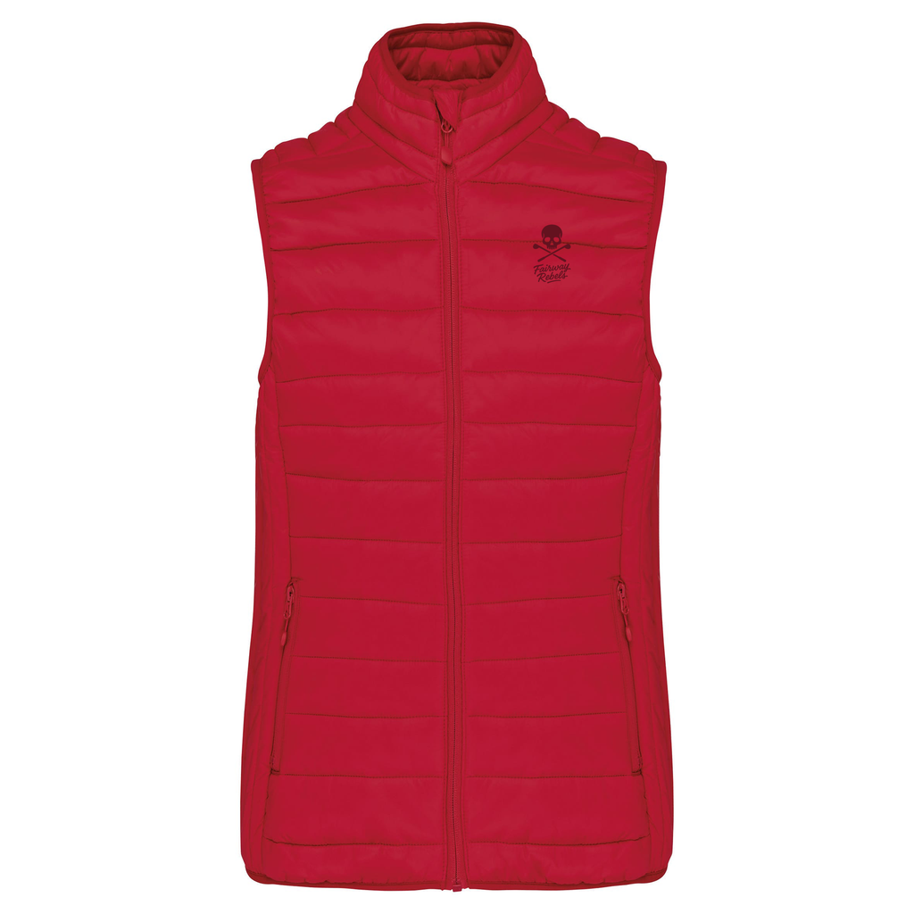 Doudoune Femme Sans Manche Rouge Fairway Rebels - Fairway Rebels golf