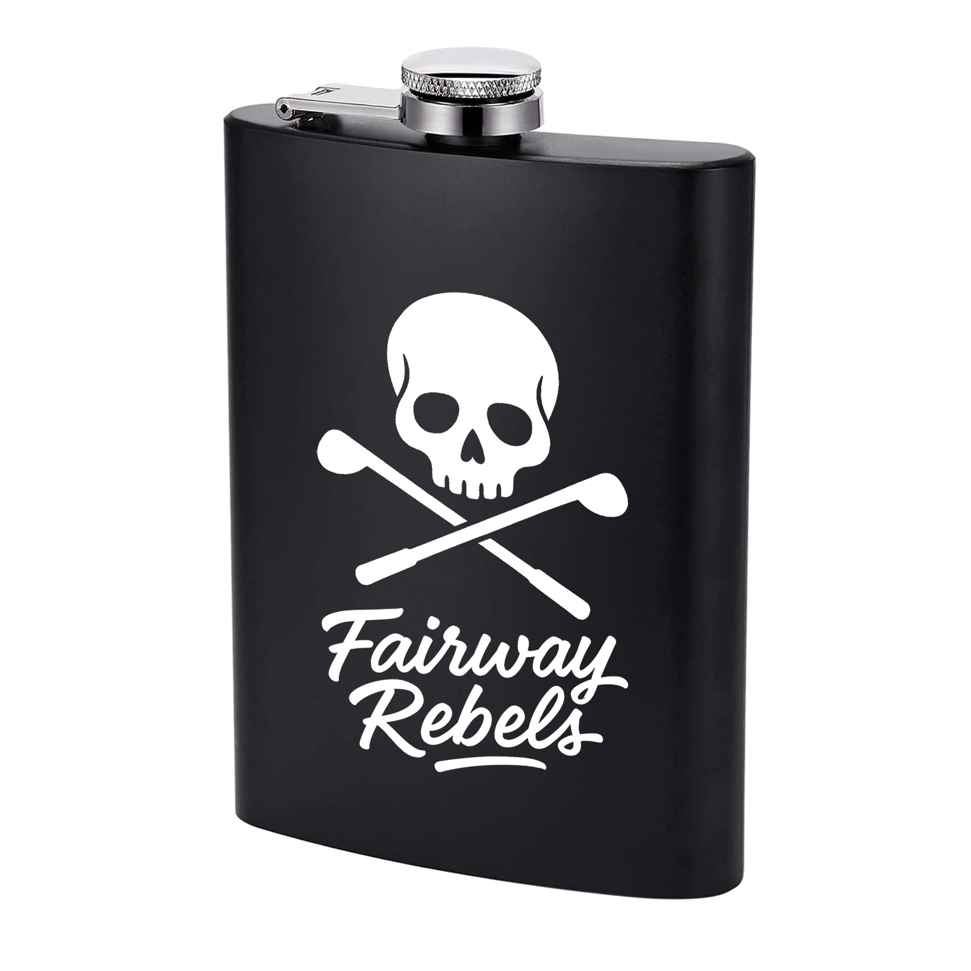 Flasque incurvée Noir Mat – Fairway Rebels - Fairway Rebels golf
