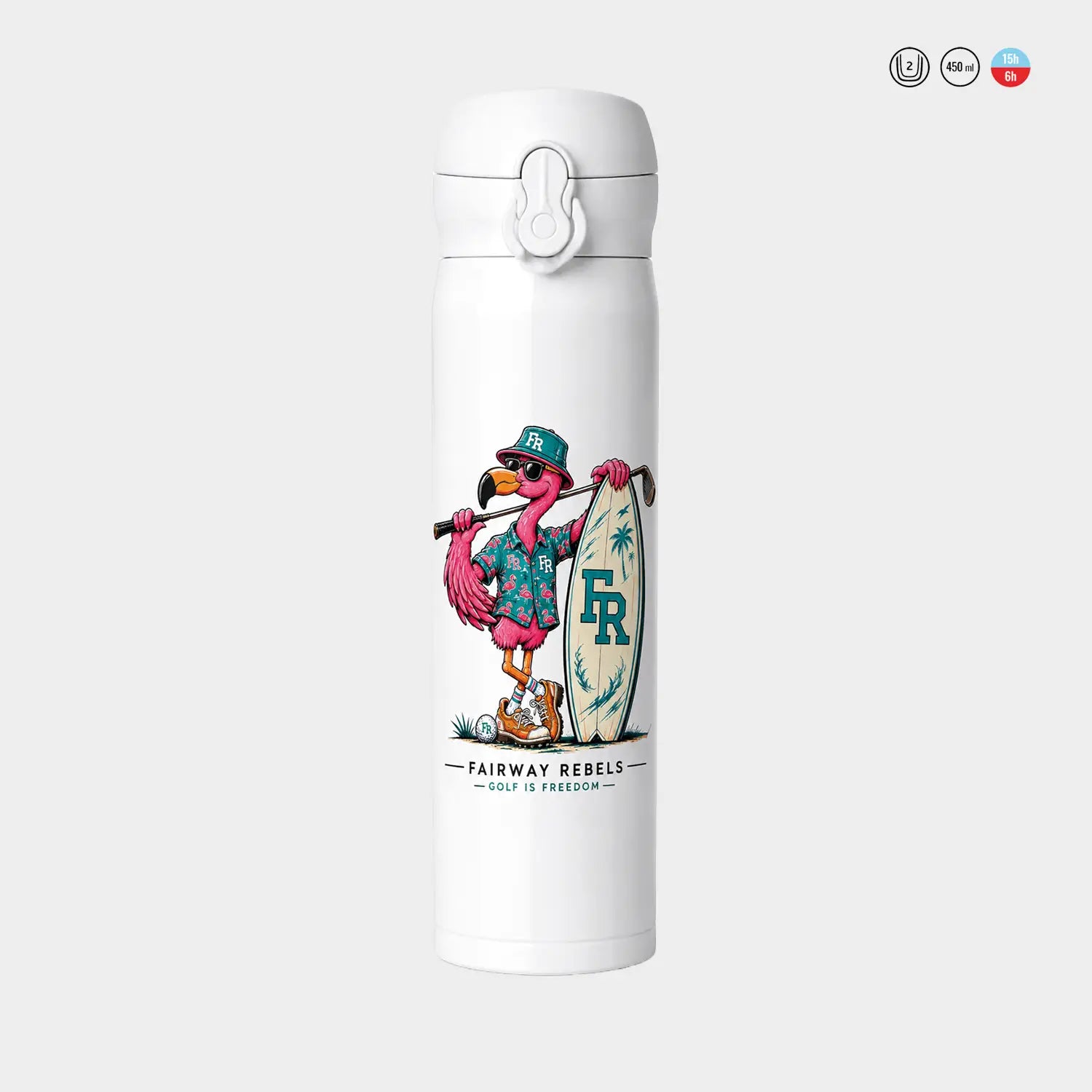 Flamingo Insulated Water Bottle