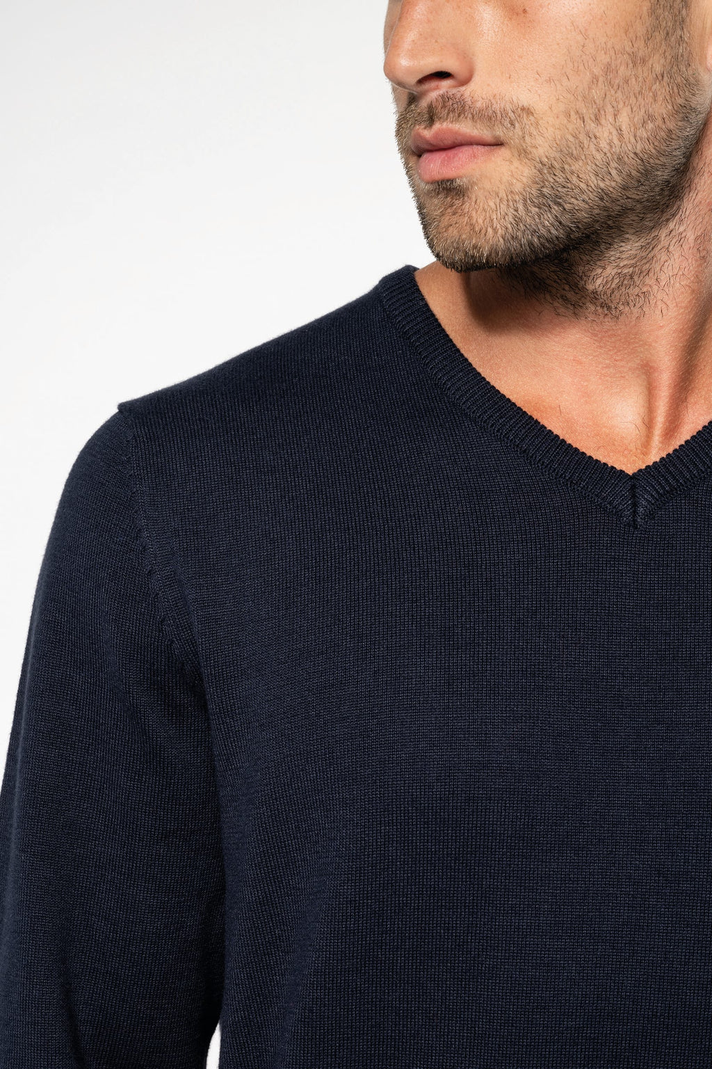 Pull Col V Homme Noir Fairway-Rebels Golf