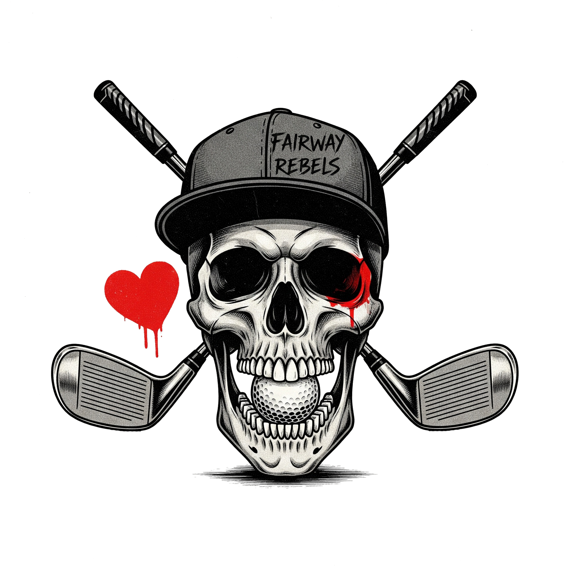 Polo Golf Homme Heart - Fairway Rebels golf