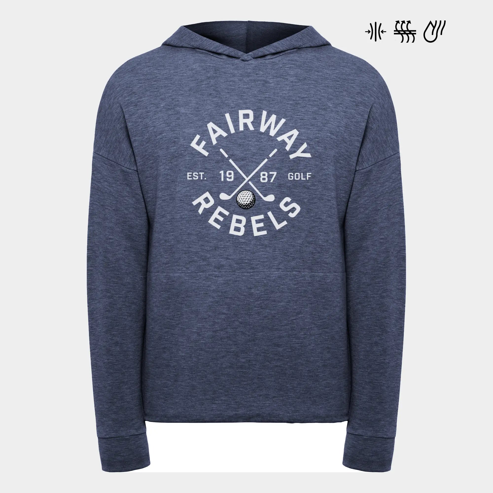 Hoodie golf femme technique 1987 - Fairway Rebels