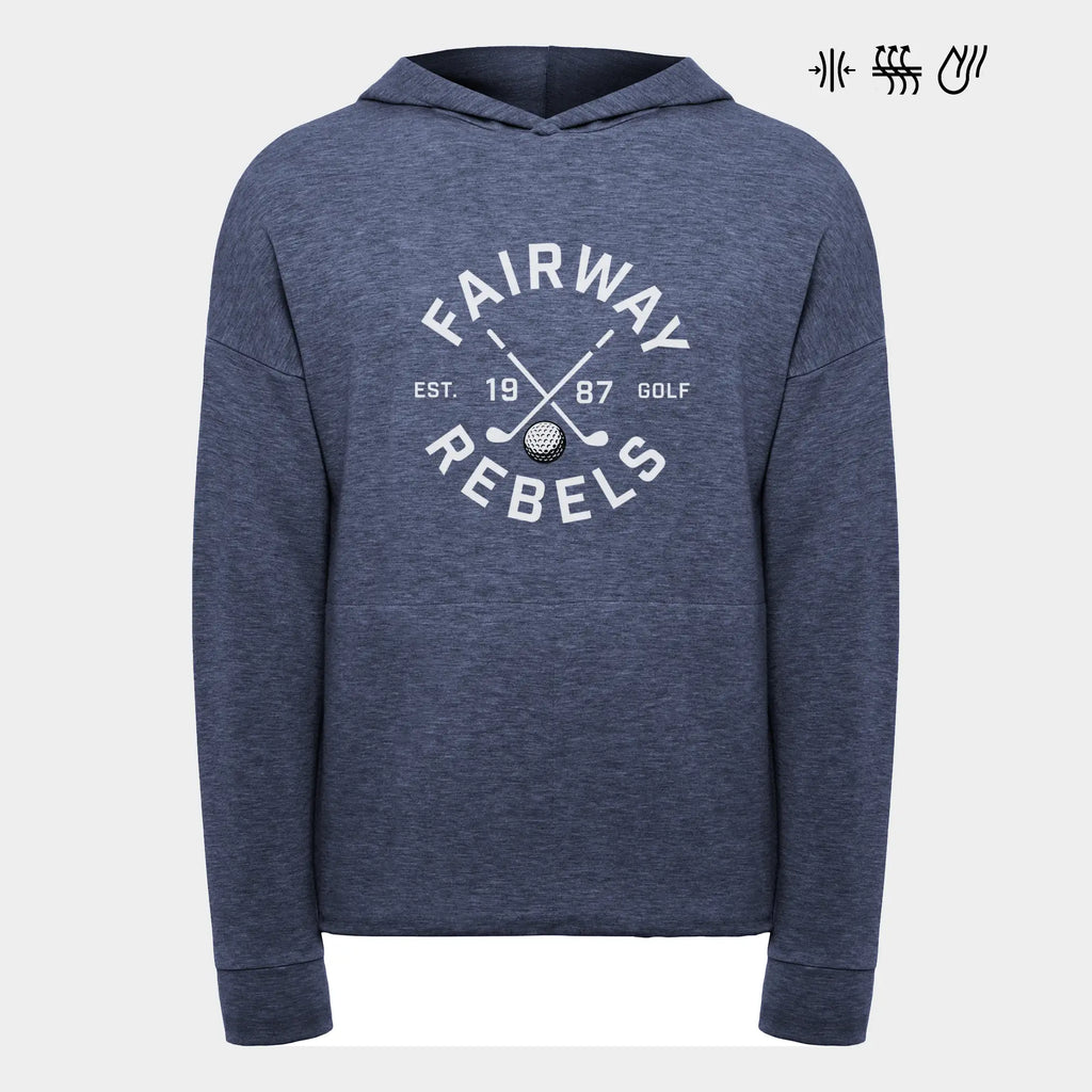 Hoodie golf homme technique 1987 - Fairway Rebels