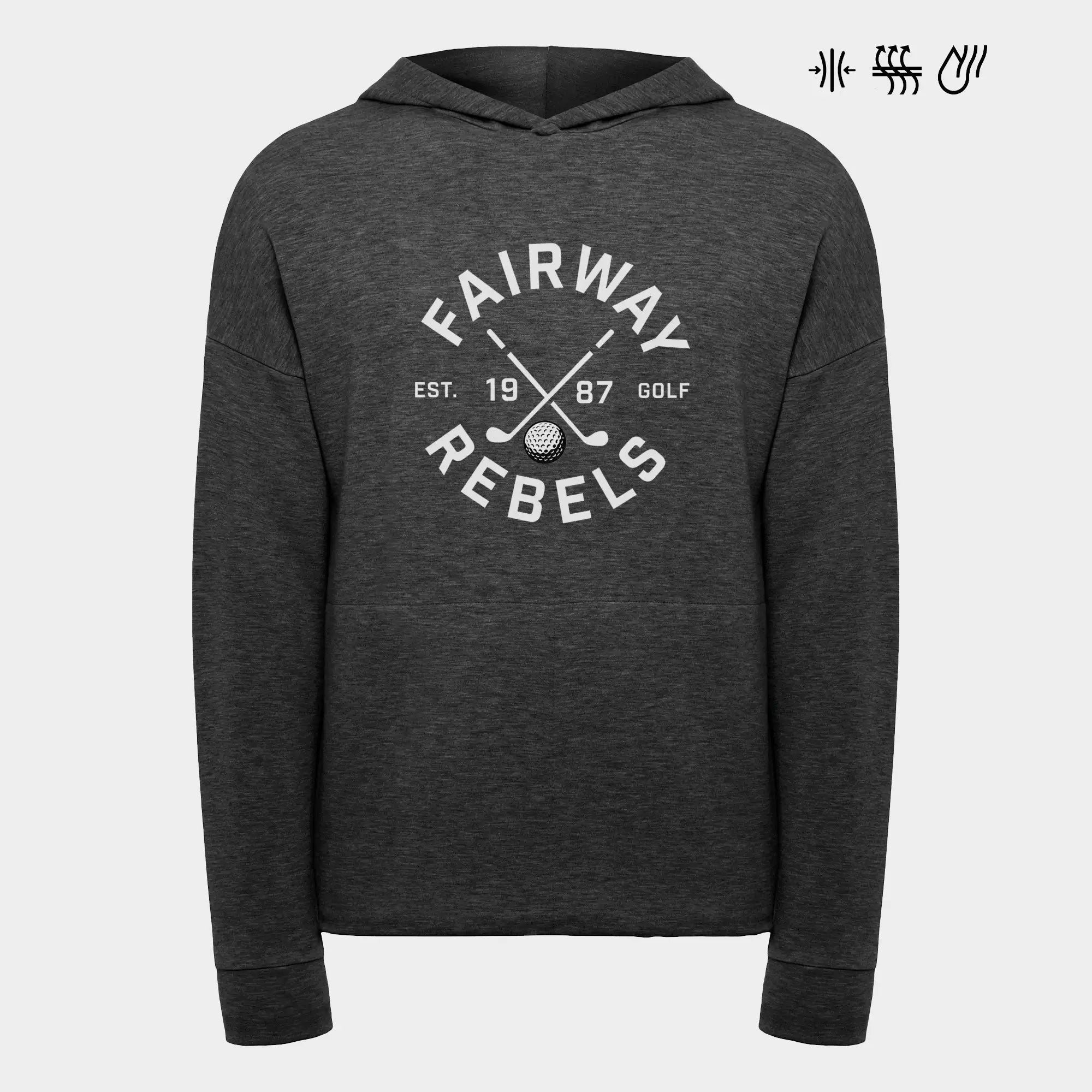 Hoodie golf homme technique 1987 - Fairway Rebels