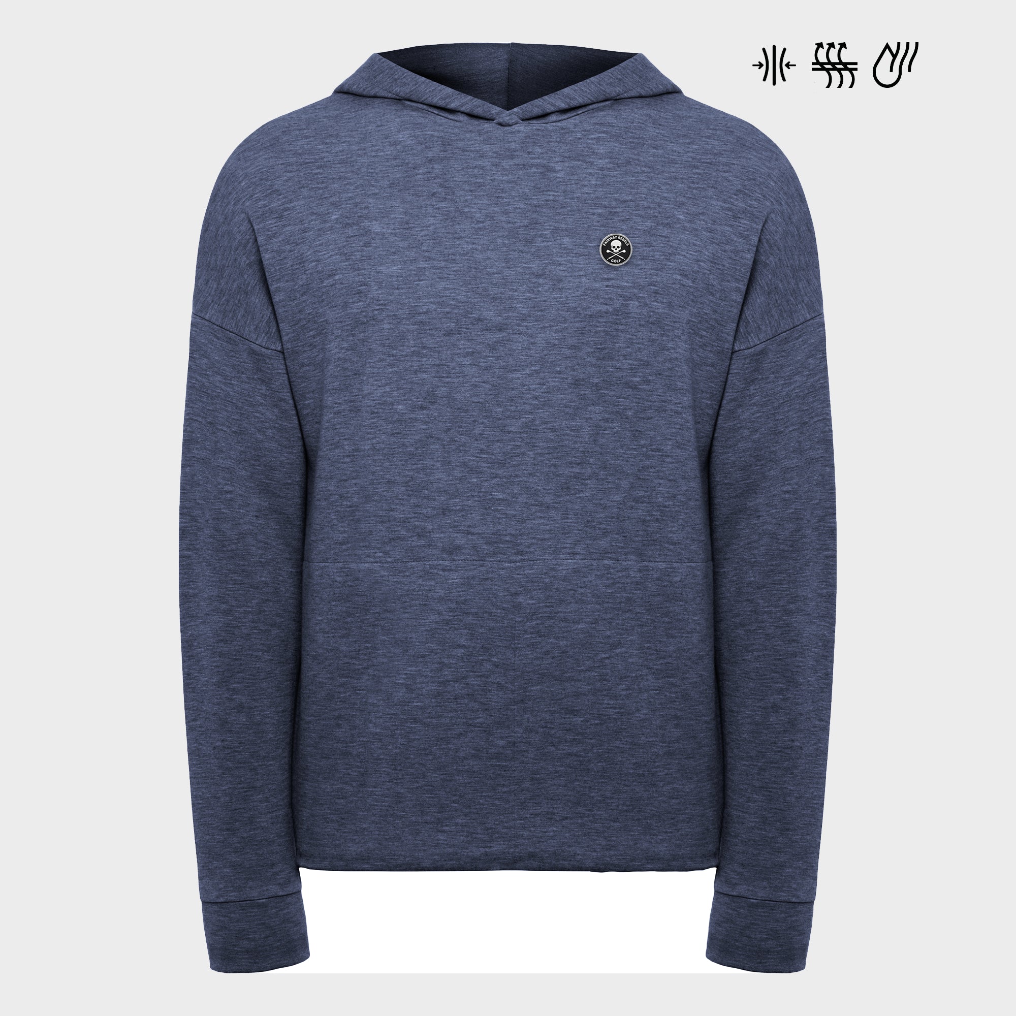 Hoodie golf homme technique - Fairway Rebels-  57.00 EUR