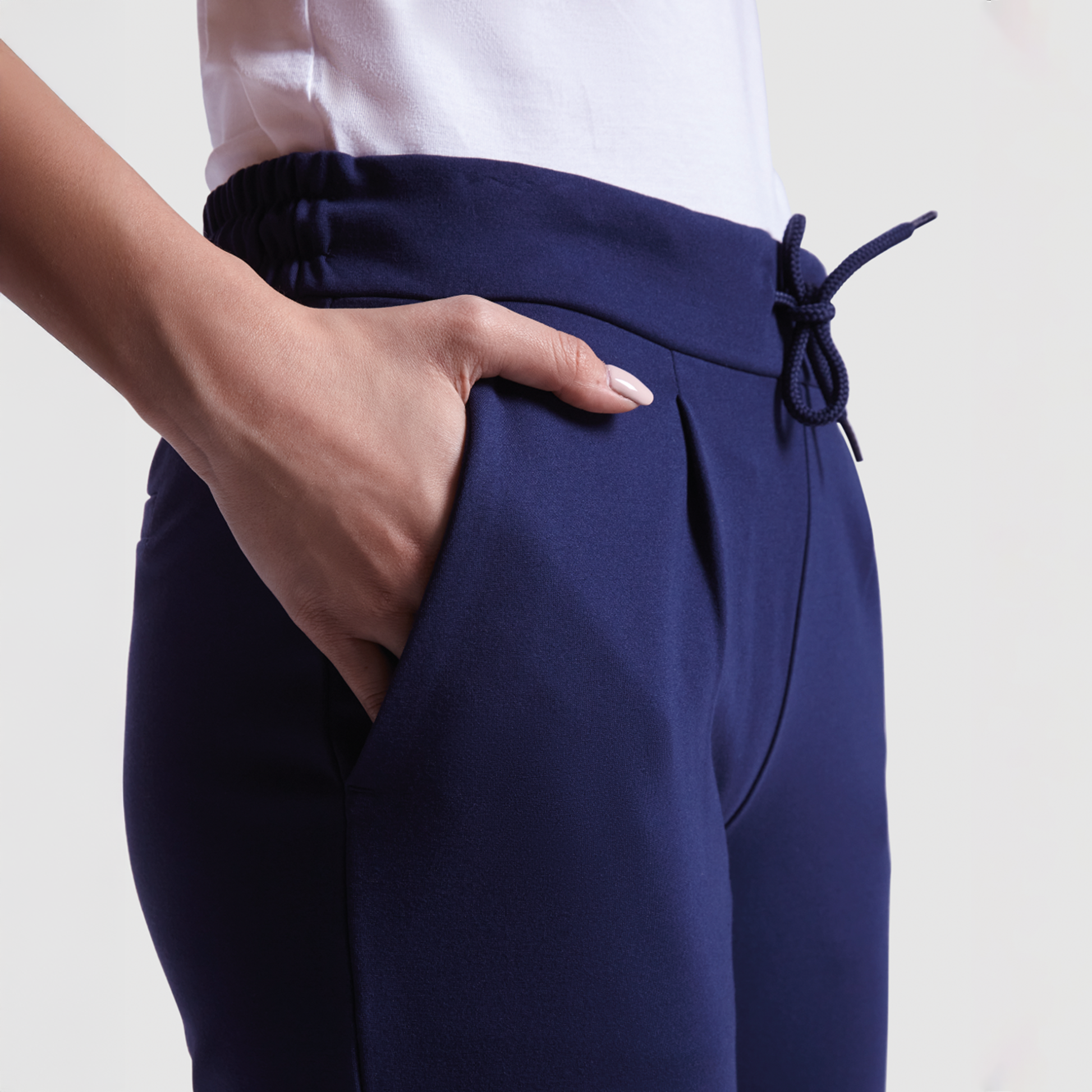 Pantalon Golf Femme Bleu Marine