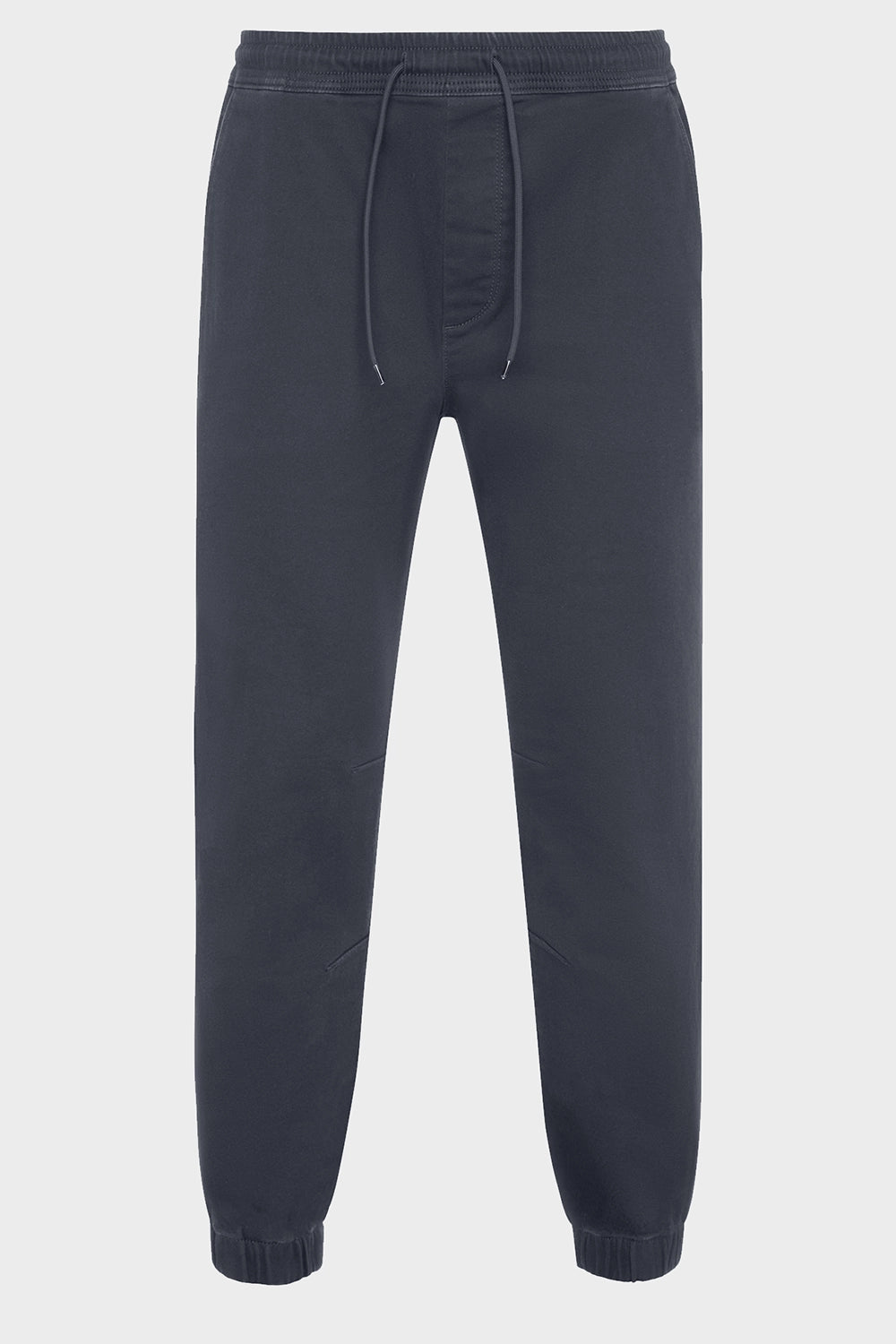Pantalon de golf homme bleu marine, vue arrière, taille élastique à cordon, bas resserré