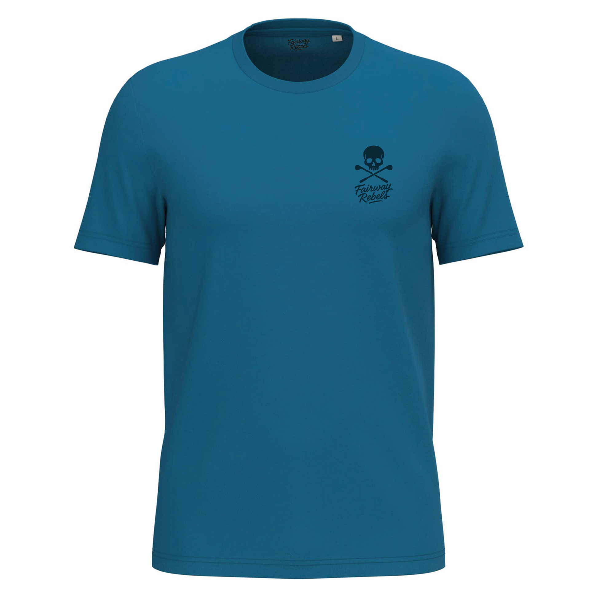 T-Shirt Éco Responsable Bleu Saphire - Fairway Rebels - Fairway Rebels golf