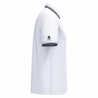 Polo golf homme Blanc liserés Bleu Marine - Fairway Rebels golf