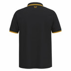 Polo golf homme Noir liserés Jaune - Fairway Rebels golf