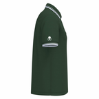 Polo golf homme Vert liserés Blanc - Fairway Rebels golf