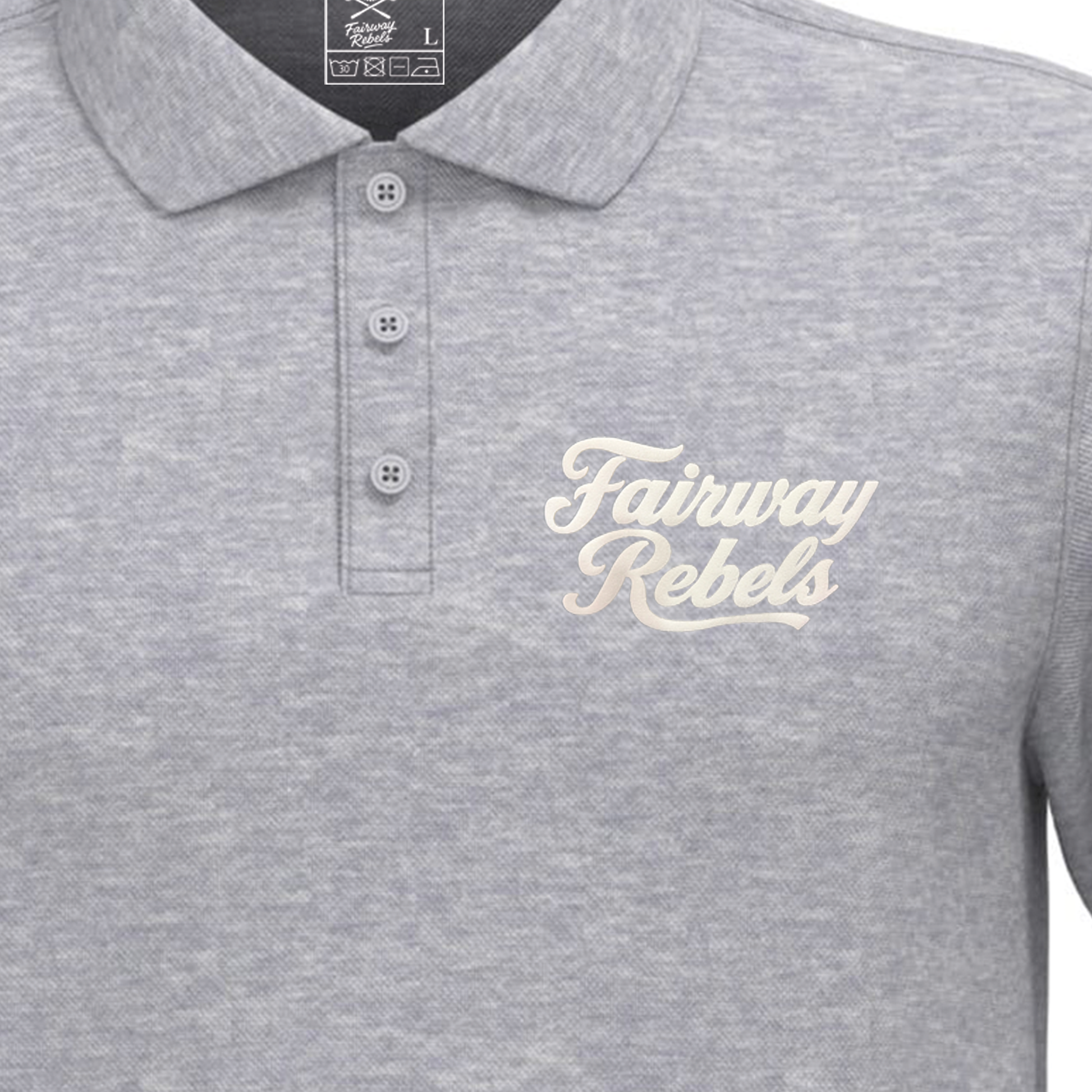 Polo homme Gris Fairway Rebels Lifestyle J44