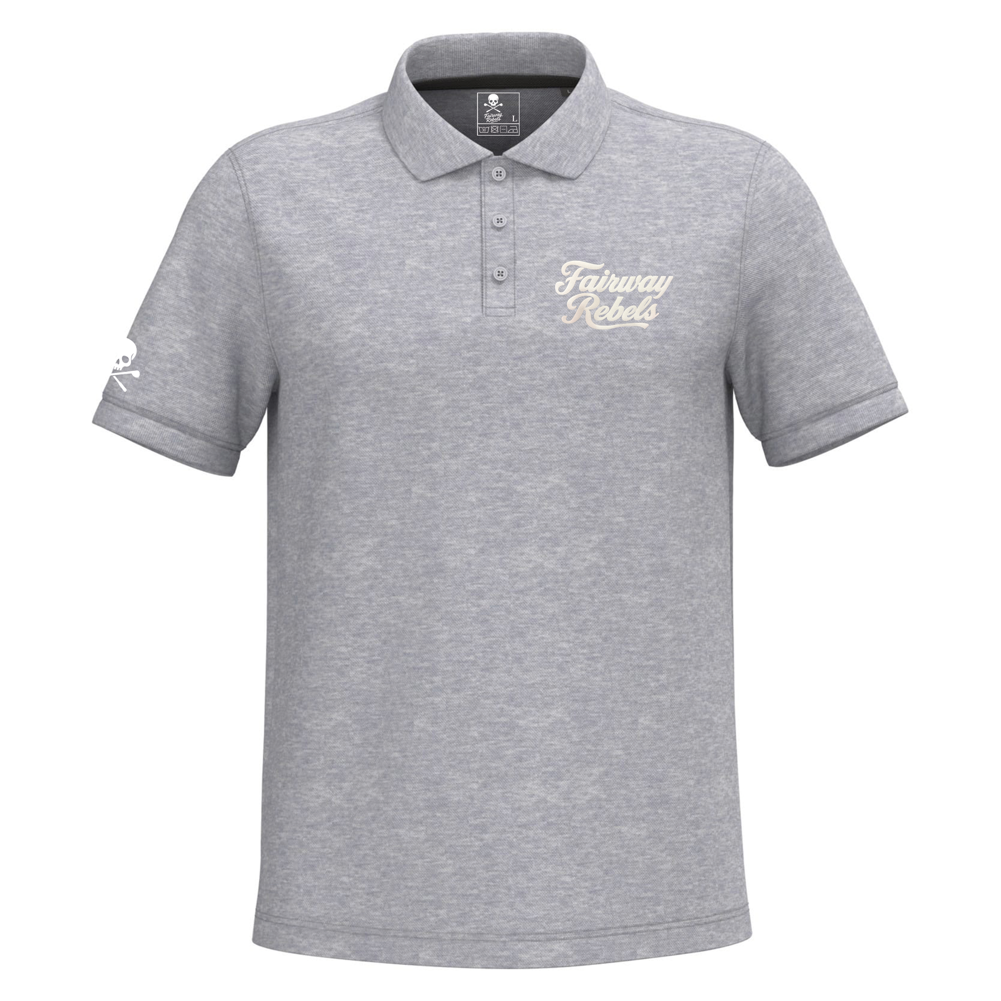 Polo homme Gris Fairway Rebels Lifestyle J44